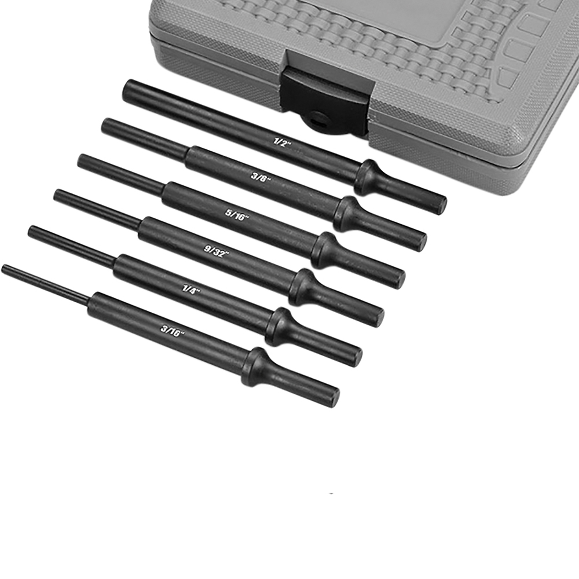 ATD AIR HAMMER BIT DRIFT PUNCH X LONG SET 6PC, Model# 10503